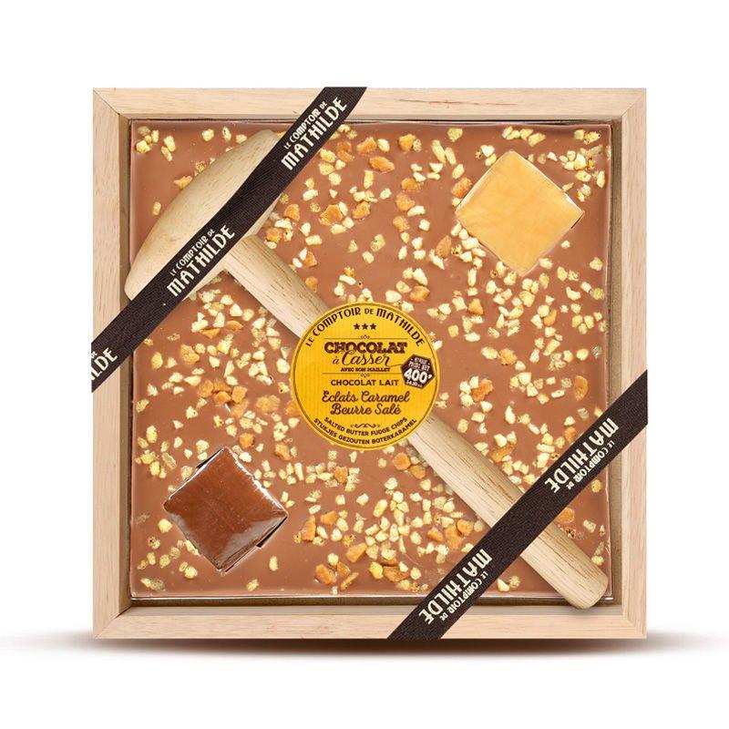 hocolat à casser lait éclat caramel beurre salé