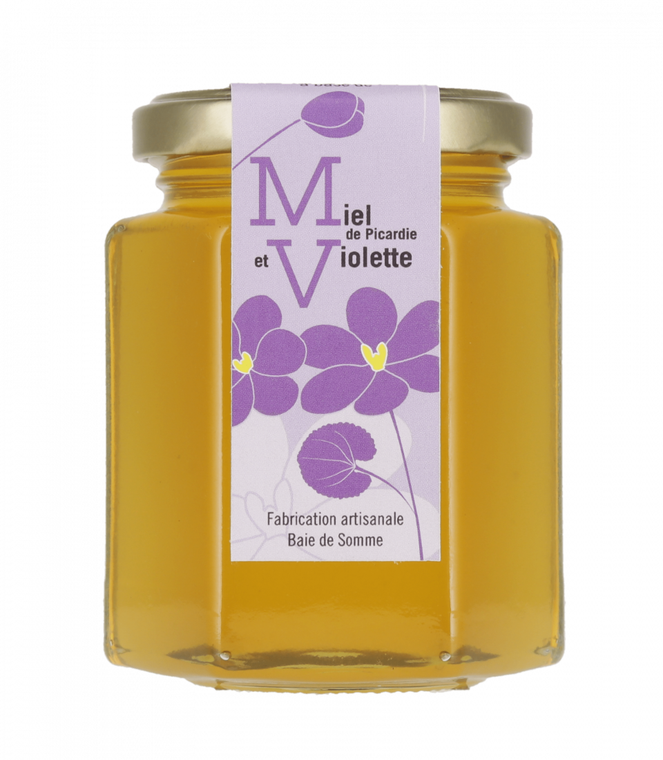 Préparation à base de miel de Picardie et violette
