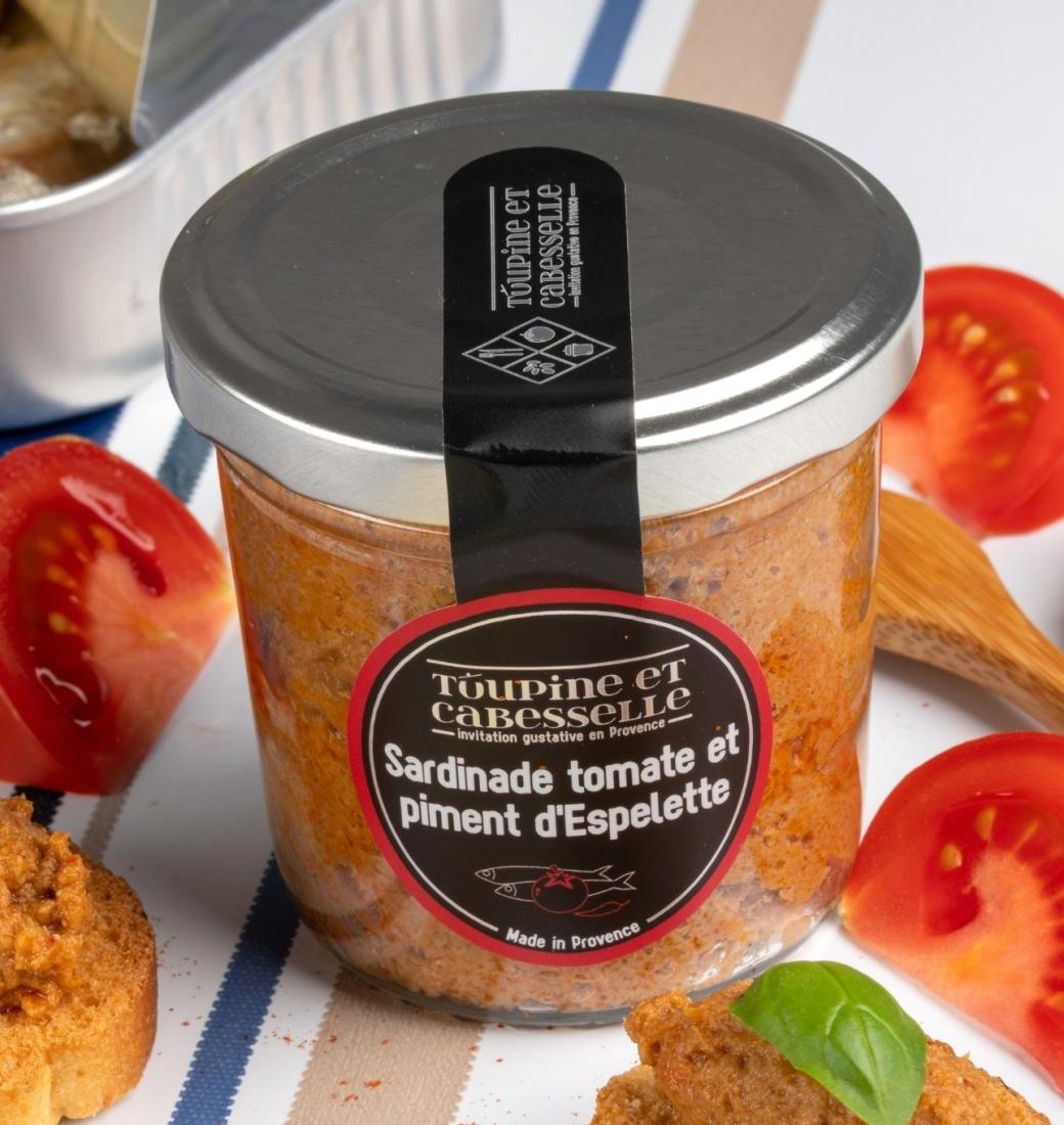 Sardinade tomate et piment d'Espelette