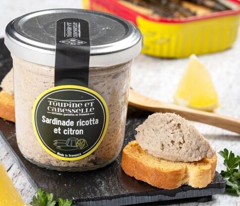 Sardinade ricotta et citron 90gr