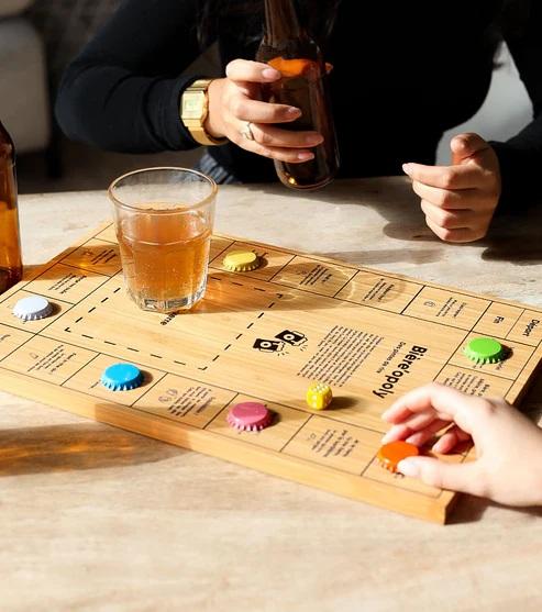 Jeu de plateau 'Bière'opoly'