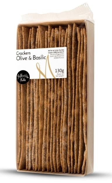 Crackers olive et basilic