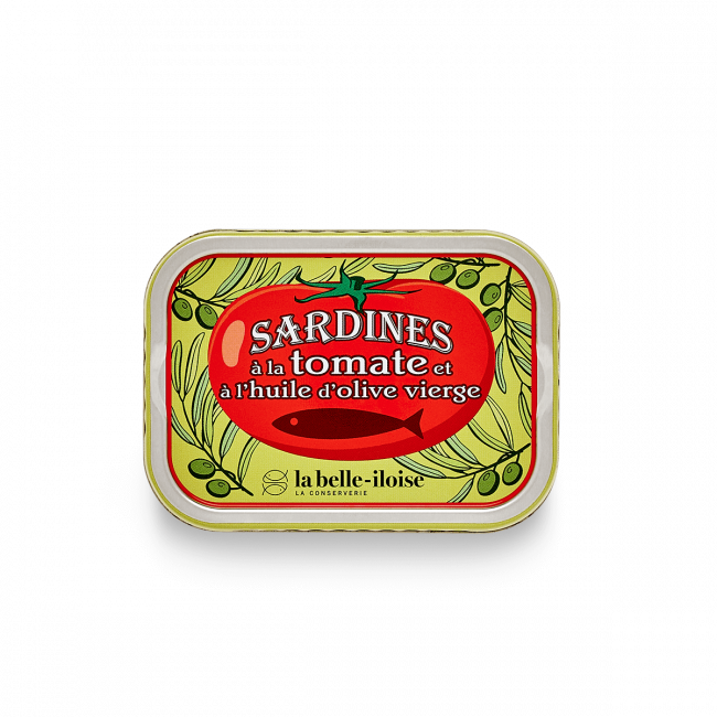 Sardines à la tomate et à l'huile d'olive 115gr
