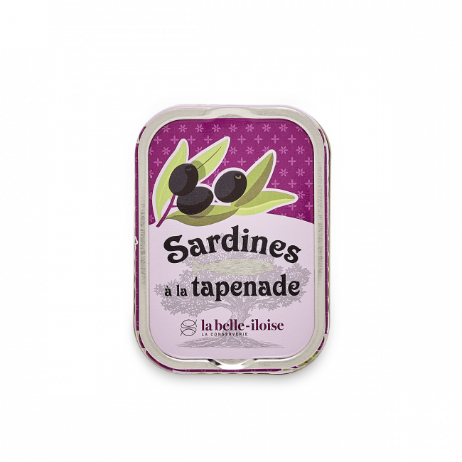 Sardines La belle-iloise à la tapenade