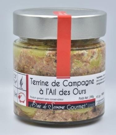 Terrine de campagne a l'ail des ours