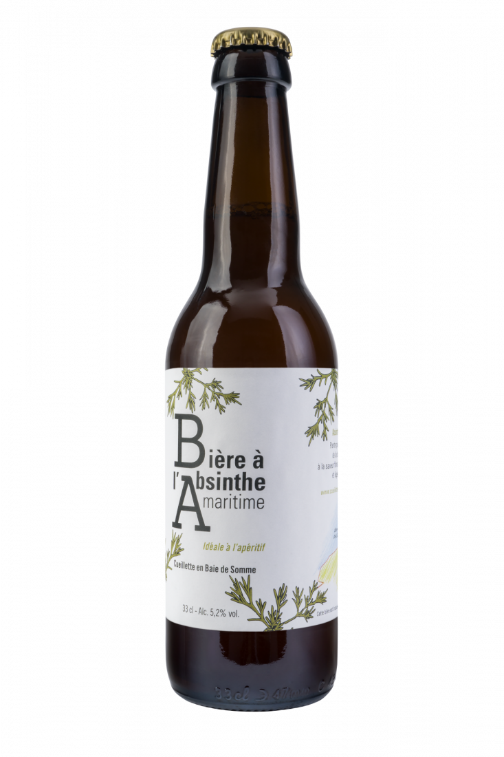 Bière à l'absinthe maritime de la baie de Somme