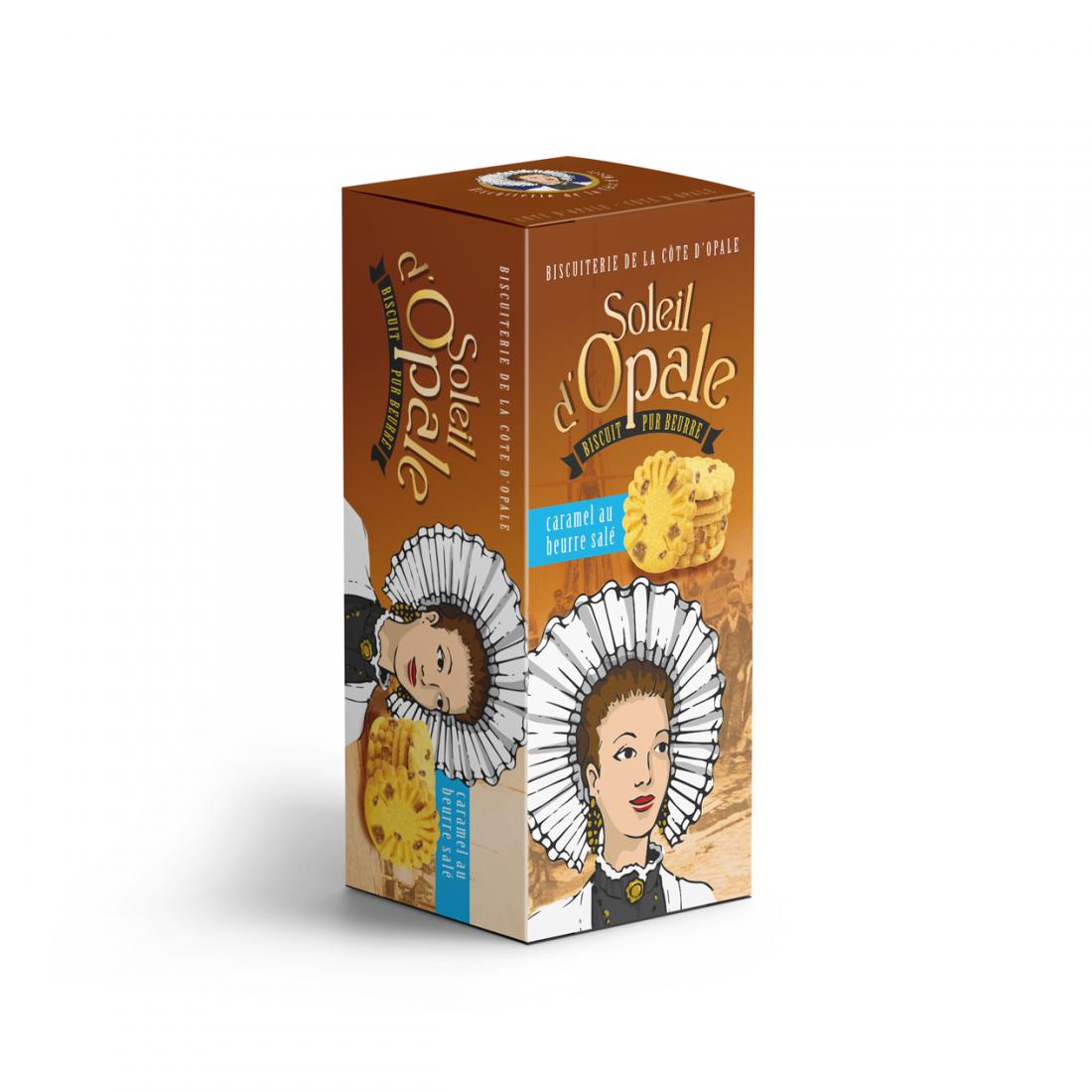 Biscuits caramel beurre salé biscuiterie de la côte d'Opale