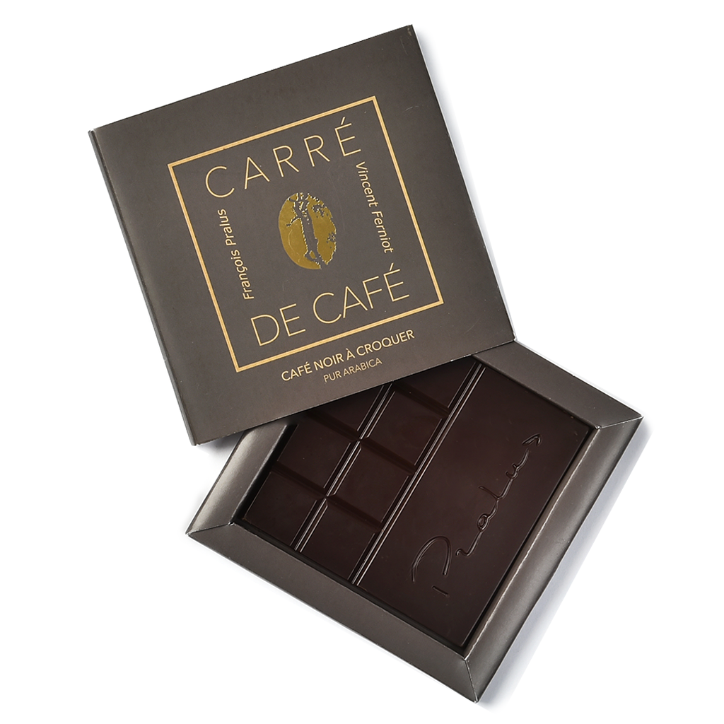 Carré de café noir
