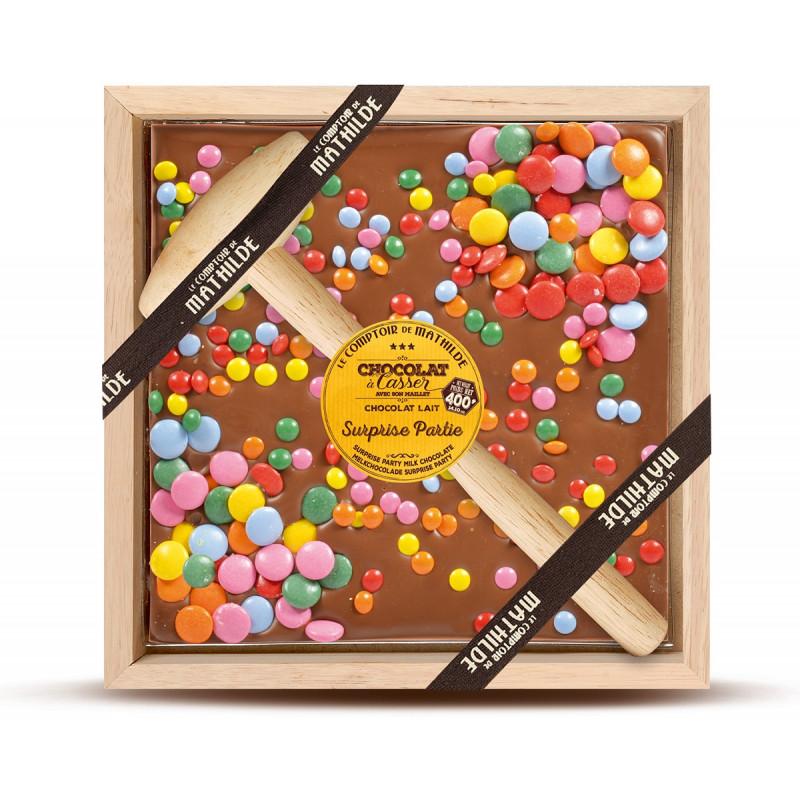 Chocolat à casser lait surprise partie