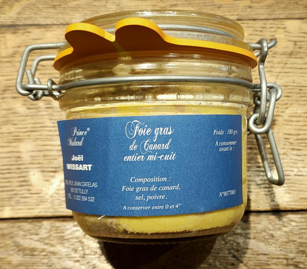 Foie gras de canard entier mi-cuit 'Prince Mulard'