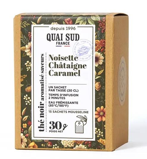 Thé noir noisette, châtaigne et caramel