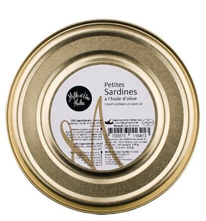 Petites sardines à l'huile d'olive