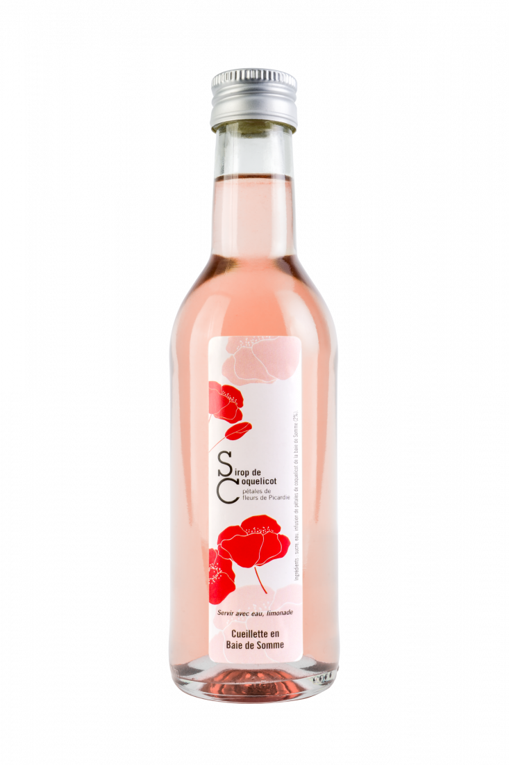 Sirop artisanal saveur coquelicot