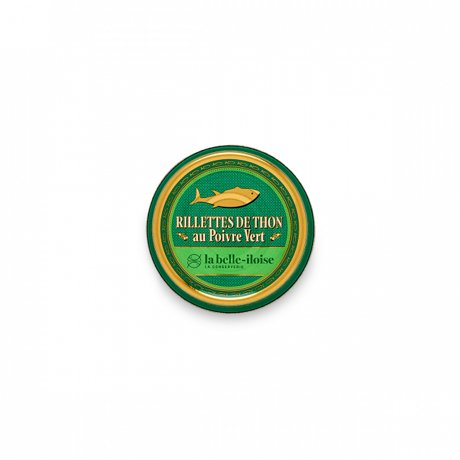 Rillettes de thon au poivre vert