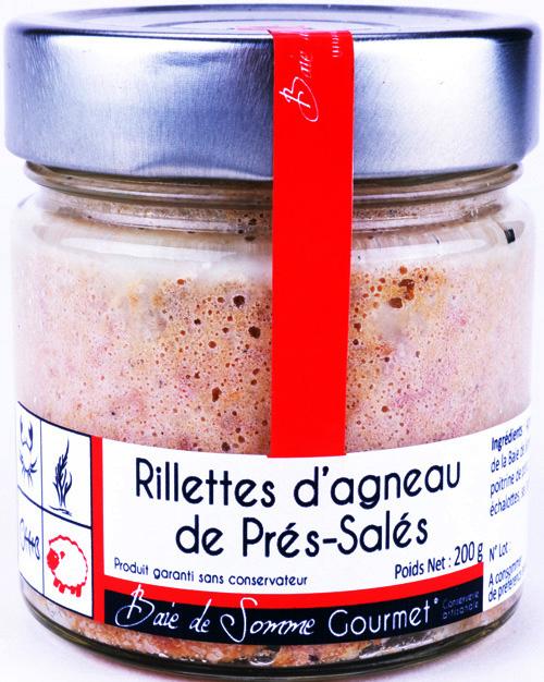 Rillettes d'agneau de près-salés de la baie de Somme
