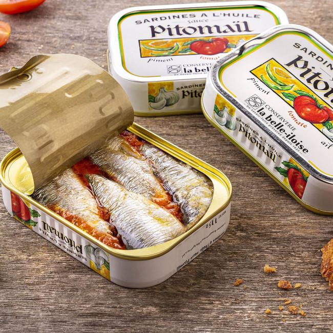 Sardines sauce pitomaïl